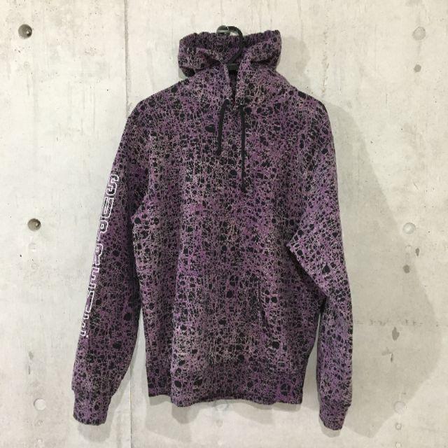 ★Supreme★ Marble Hooded Sweatshirt 紫色［L］ 1
