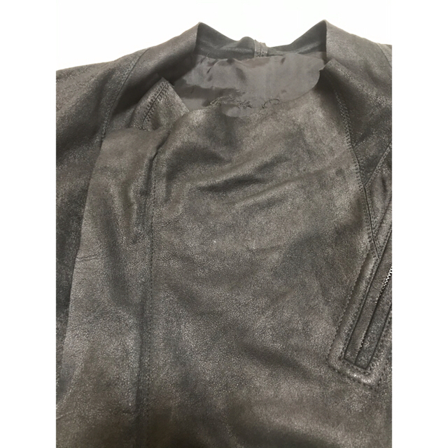 Rick Owens(リックオウエンス)のRICK OWENS ライダースジャケット レディースのジャケット/アウター(その他)の商品写真