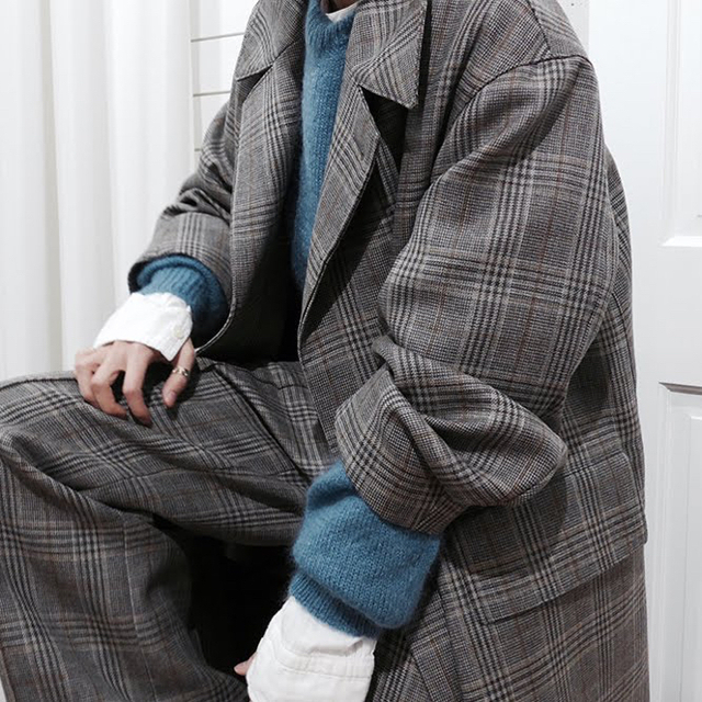 売り切り価格 最終値下げ 17aw オーラリー グレンチェック コート ...