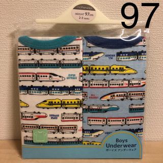 マザウェイズ(motherways)のラスト　マザウェイズ　肌着　半袖　97 電車　新幹線　ボーイズアンダーウェア(下着)