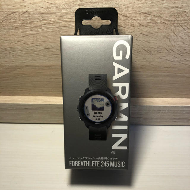 新品未使用】GARMIN ForeAthlete 245 Music ブラック-