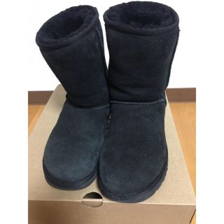 アグ(UGG)のUGG ムートン ブーツ ブラック US6(ブーツ)