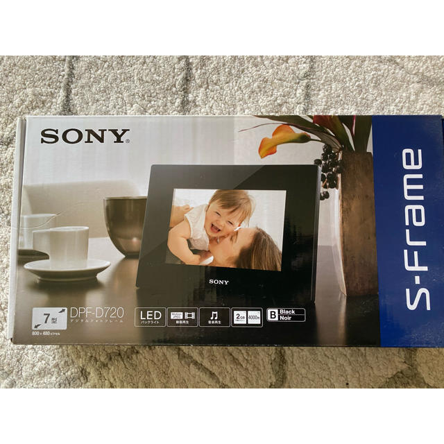 SONY(ソニー)のSONY DPF-D720 デジタルフォトフレーム インテリア/住まい/日用品のインテリア小物(フォトフレーム)の商品写真