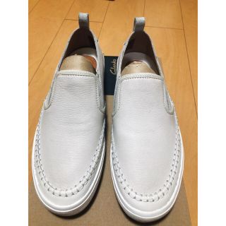 クラークス(Clarks)のClarks Kessel Slip レザー スリッポン(スニーカー)