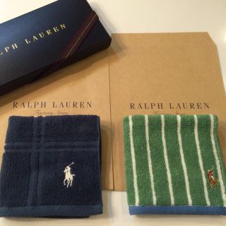 ラルフローレン(Ralph Lauren)のセール♪ギフト♡ラルフ タオルハンカチ(ハンカチ/ポケットチーフ)