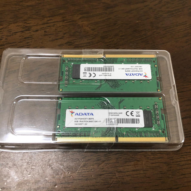 PCパーツメモリ DDR4 16GB ノートPC