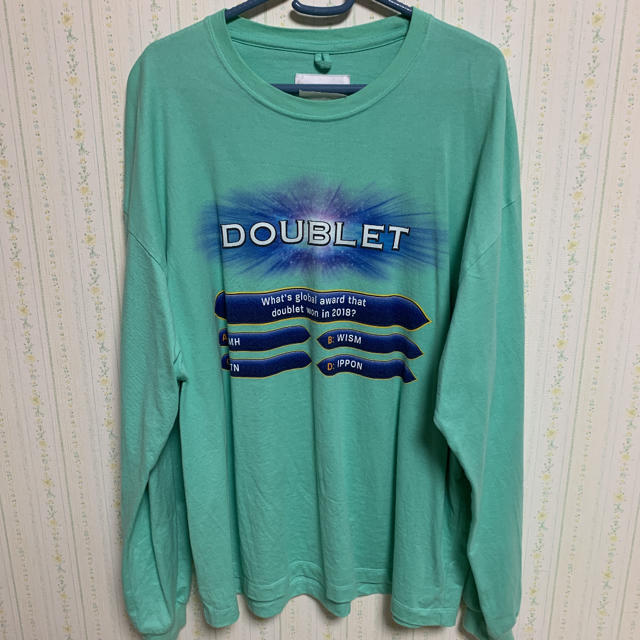 doublet wism 別注　fifty fif t-shirt