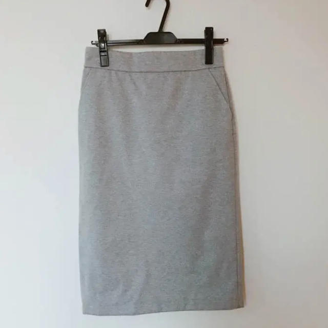 【美品】hyke スウェットスカート 01サイズ グレー
