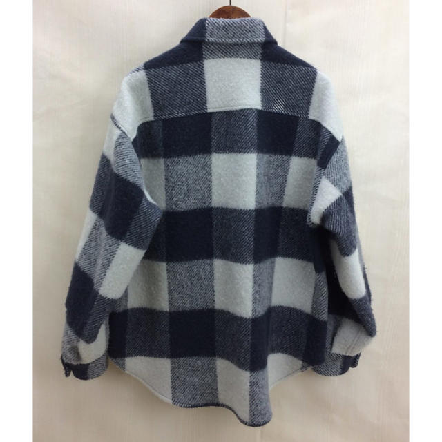 即完売 H beauty&youth FLUFFY CHECK BIG CPO