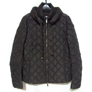 モンクレール(MONCLER)のモンクレール ACANTHE キルティング ダウン ジャケット 2 茶(ダウンジャケット)