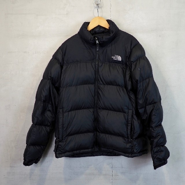 良好】THE NORTH FACE ヌプシJKT 黒700レディースLダウンジャケット