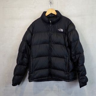 ザノースフェイス(THE NORTH FACE)の良好】THE NORTH FACE ヌプシJKT 黒700レディースL (ダウンジャケット)