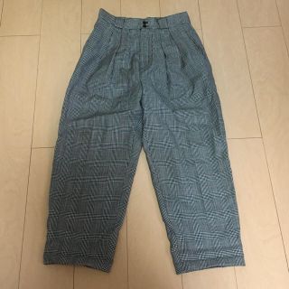 フラワー(flower)の古着 チェックのズボン👖(カジュアルパンツ)