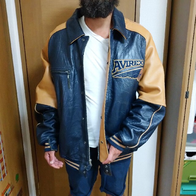 AVIREX(アヴィレックス)のavirex レザージャケット 革ジャン メンズのジャケット/アウター(レザージャケット)の商品写真