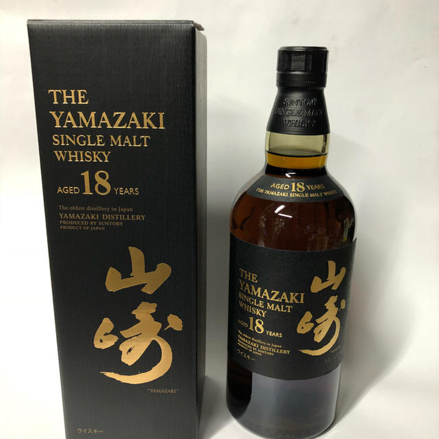 食品/飲料/酒サントリー山崎18年！700ml新品