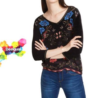 デシグアル(DESIGUAL)の新品　デシグアル　トップス　カットソー　大幅お値下げ❣️(カットソー(長袖/七分))