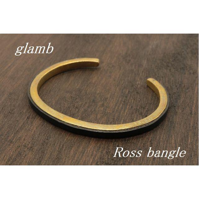 【T132】glamb Ross bangle グラン 真鍮 レザー バングル