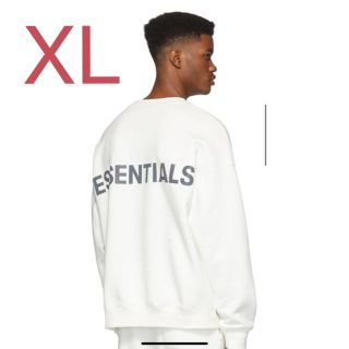 フィアオブゴッド(FEAR OF GOD)のESSENTIALS ホワイトフリーススウェット XL(スウェット)