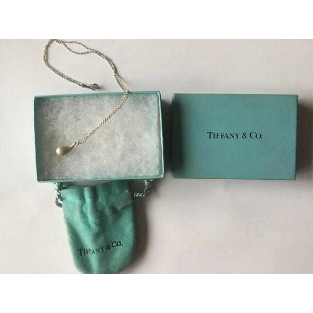 Tiffany ティアドロップ　ネックレス　シルバー3g