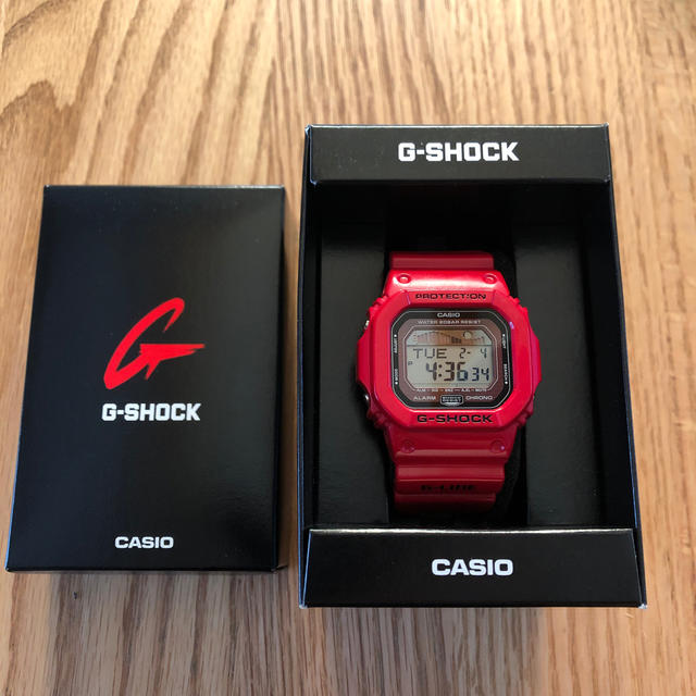 G-SHOCK(ジーショック)の今だけ値下げ❗️GLX-5600-4CR人気のレッドカラー メンズの時計(腕時計(デジタル))の商品写真