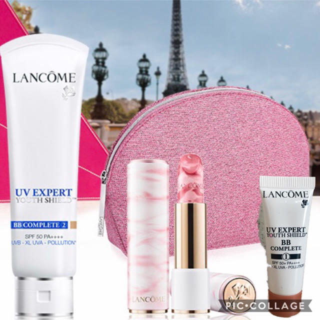 LANCOME(ランコム)の【未使用】ランコムBB・リップ・ポーチセット コスメ/美容のベースメイク/化粧品(BBクリーム)の商品写真