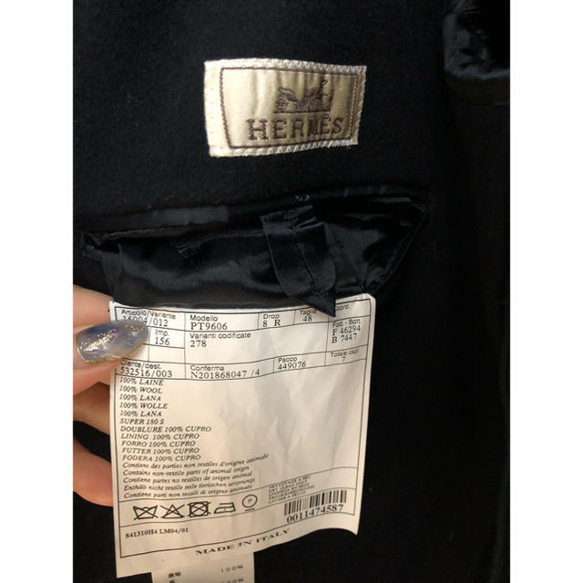Hermes メンズ コートの通販 by n♡｜エルメスならラクマ - エルメス 日本製国産