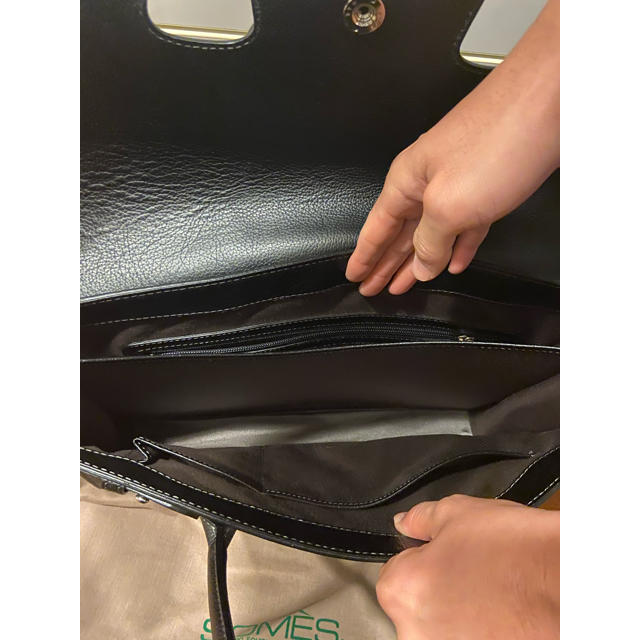 ソメスサドル　カバン　黒 メンズのバッグ(ビジネスバッグ)の商品写真