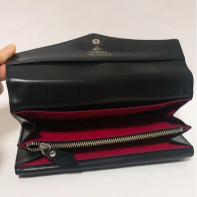 Vivienne Westwood - 長財布 ヴィヴィアンウエストウッド 赤 黒 Vivienne Westwood - 長財布 ヴィヴィアンウエストウッド 赤 黒