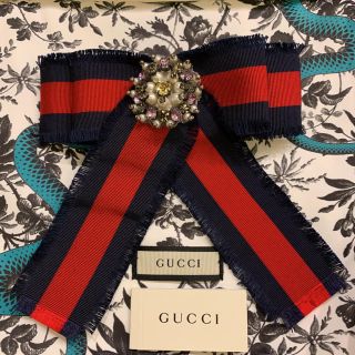 グッチ(Gucci)の専用です。GUCCI  グッチ　リボンブローチ(ブローチ/コサージュ)