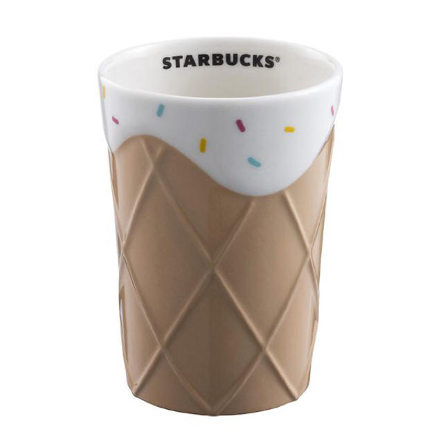 Starbucks Coffee(スターバックスコーヒー)のラスト！スプーン付！アイスクリーム バレンタイン マグカップ 台湾スターバックス エンタメ/ホビーのおもちゃ/ぬいぐるみ(キャラクターグッズ)の商品写真