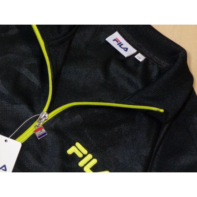 FILA(フィラ)の＜№0921＞★FILA★ジャージジャケット☆130cm☆黒 キッズ/ベビー/マタニティのキッズ服男の子用(90cm~)(ジャケット/上着)の商品写真