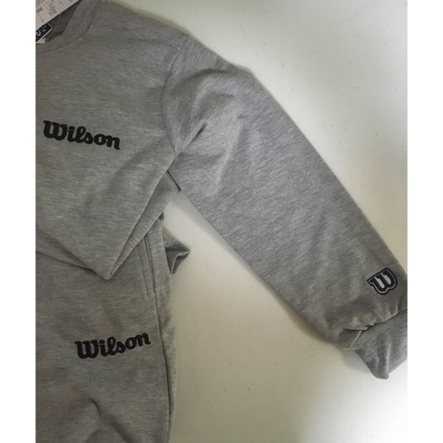 wilson(ウィルソン)のWilson トレーナー&パンツ  グレー　サイズ150 新品 キッズ/ベビー/マタニティのキッズ服男の子用(90cm~)(パジャマ)の商品写真