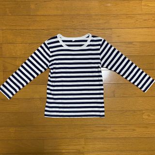 ムジルシリョウヒン(MUJI (無印良品))の無印良品　キッズ　ボーダーTシャツ(Tシャツ/カットソー)