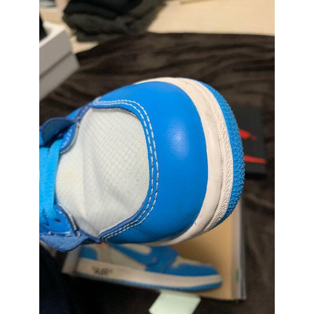 NIKE(ナイキ)の国内正規OFF-WHITE × AIR JORDAN 1 UNC　26.5 メンズの靴/シューズ(スニーカー)の商品写真