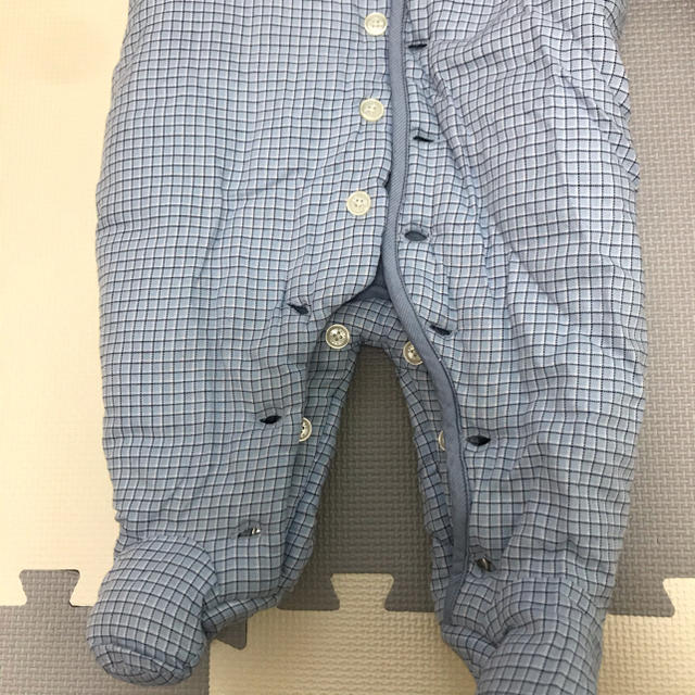 POLO RALPH LAUREN(ポロラルフローレン)のラルフローレン　チェック　ダウン　ロンパース　 キッズ/ベビー/マタニティのベビー服(~85cm)(ジャケット/コート)の商品写真