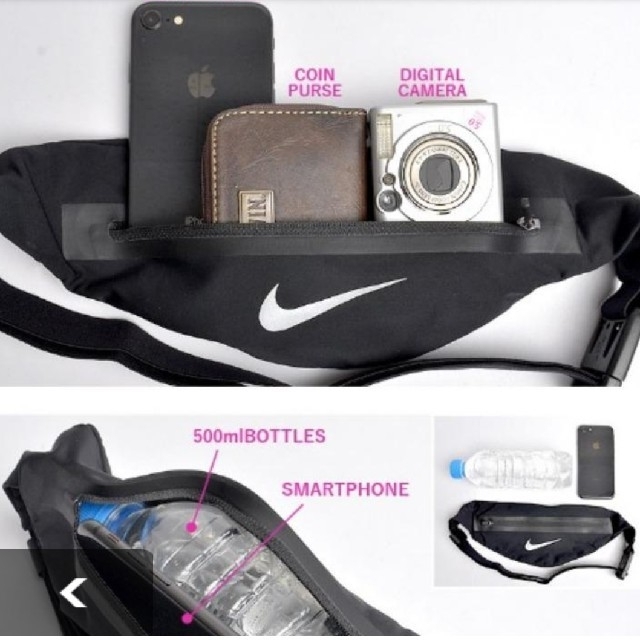 NIKE(ナイキ)の新品 NIKE zip pocket expandable waistpack レディースのバッグ(ボディバッグ/ウエストポーチ)の商品写真
