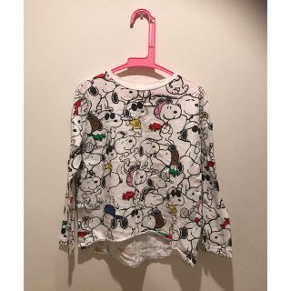 ザラキッズ(ZARA KIDS)のZARA kids スヌーピーロングTシャツ(Tシャツ/カットソー)