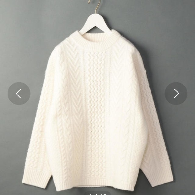 BEAUTY&YOUTH UNITED ARROWS - ６ ROKU CABLE HIGH NECK KNITの通販 by ...