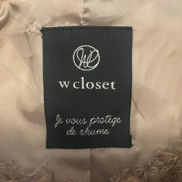 w closet(ダブルクローゼット)のダブルクローゼット コート コート一般 FREE レディースのジャケット/アウター(ロングコート)の商品写真