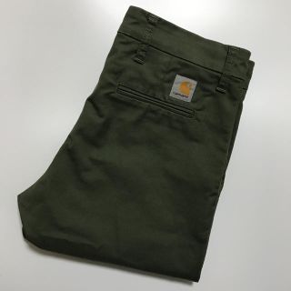 カーハート(carhartt)のcarhartt wip SID PANTS チノパン W30 オリーブ(チノパン)