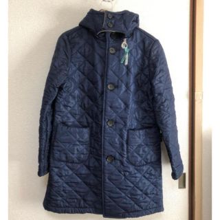 スモックショップ(THE SMOCK SHOP)の☆8割引　THE  SMOCK  SHOP キルティングコート 紺　ＳＭ(ロングコート)