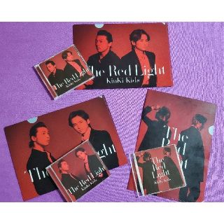 キンキキッズ(KinKi Kids)のKinKi Kids　The Red Light  CD3枚+クリアファイルセッ(アイドルグッズ)