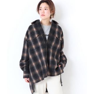 ジャーナルスタンダード(JOURNAL STANDARD)のシャギーチェックCPOシャツ(ブルゾン)