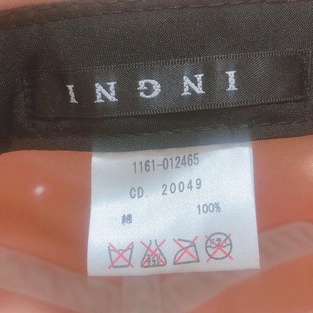 INGNI(イング)のキャップ　春夏 レディースの帽子(キャップ)の商品写真