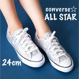 コンバース(CONVERSE)のconverse all star スパンコール(スニーカー)