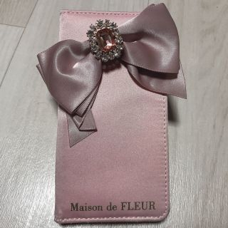 メゾンドフルール(Maison de FLEUR)のメゾンドフルールビジュー♡iPhone7.8ケース完売品(iPhoneケース)