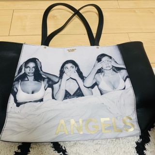 ヴィクトリアズシークレット(Victoria's Secret)の中古 VS Angel柄　トートバッグ🌸美品　(トートバッグ)