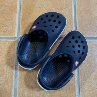 クロックス(crocs)のクロックス(ネイビー)(サンダル)