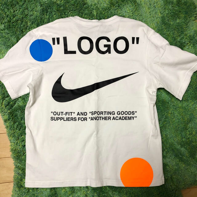 off white NIKE カットソー　オフホワイト