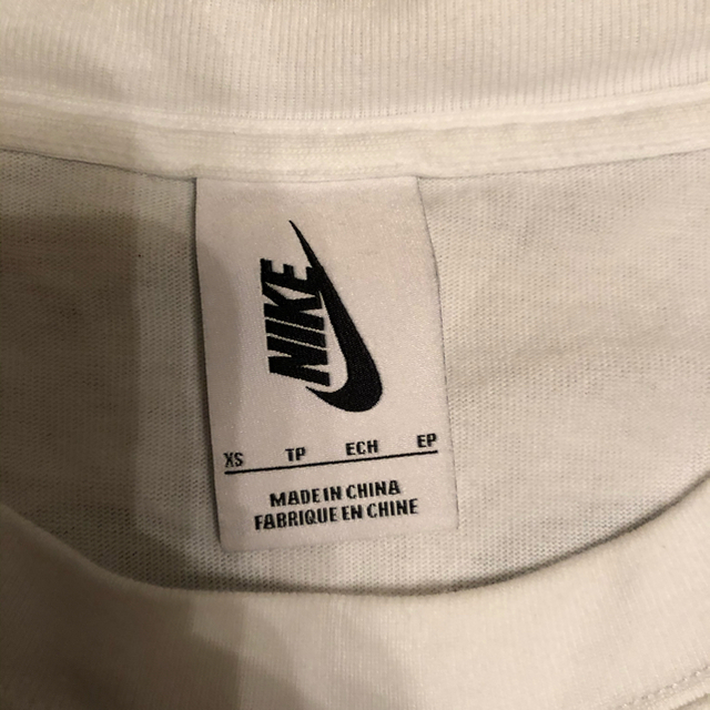 off white NIKE カットソー　オフホワイト